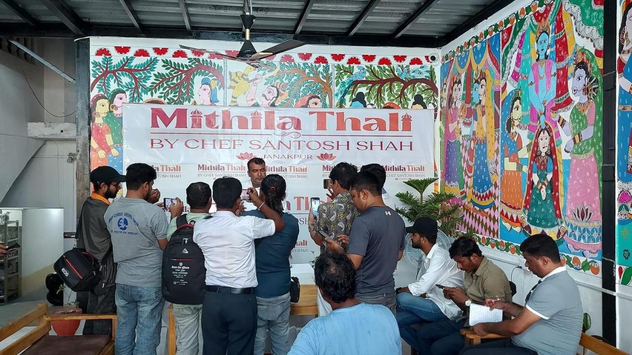 Mithila Thali By Chef Santosh Shah Hotel Janakpur Kültér fotó